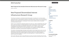 Desktop Screenshot of dirk-kutscher.info
